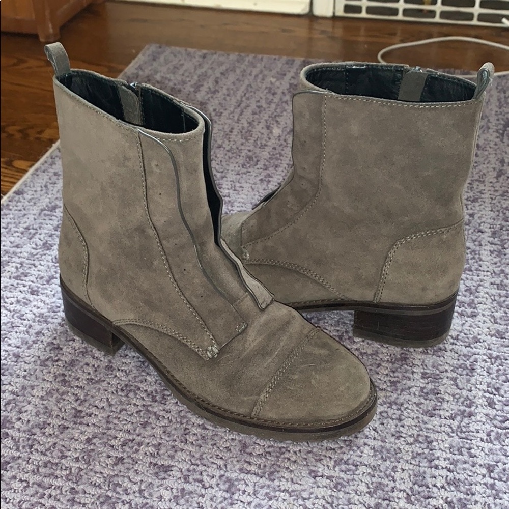 ELIE TAHARI WOMENS PLATFORM BOOTIES